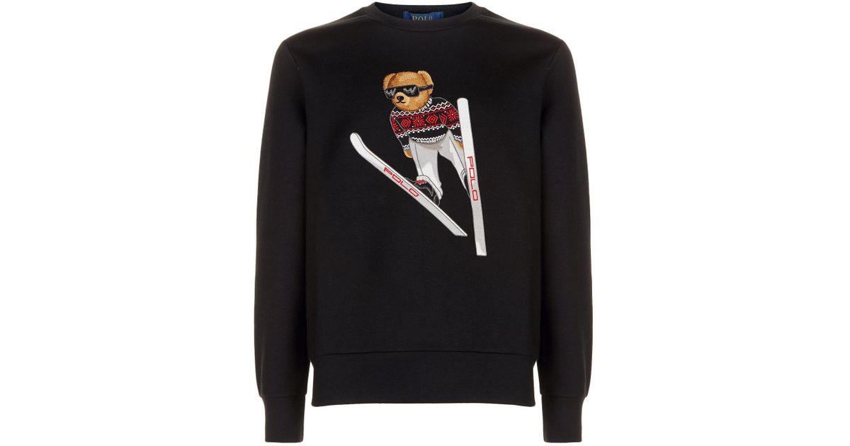 polo bear ski sweatshirt
