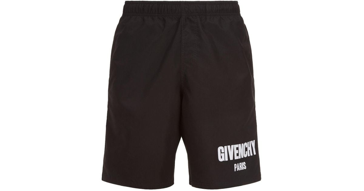 givenchy logo swim shorts