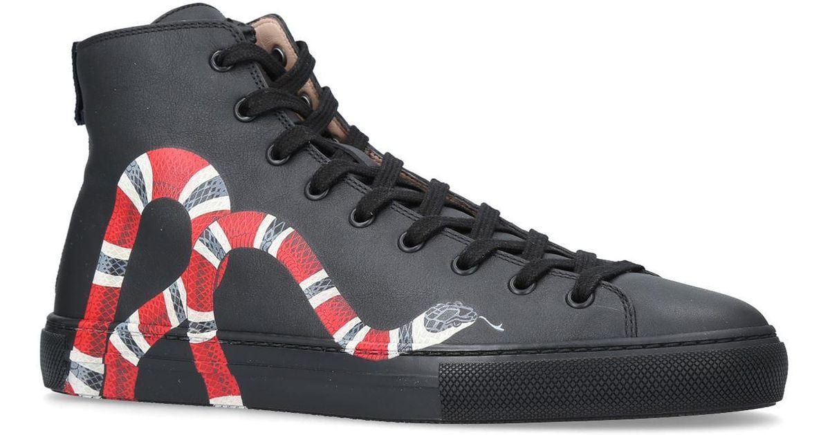 gucci snake sneakers high top