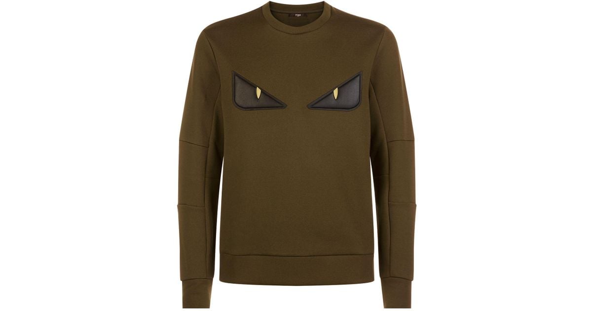 fendi monster eyes sweatshirt