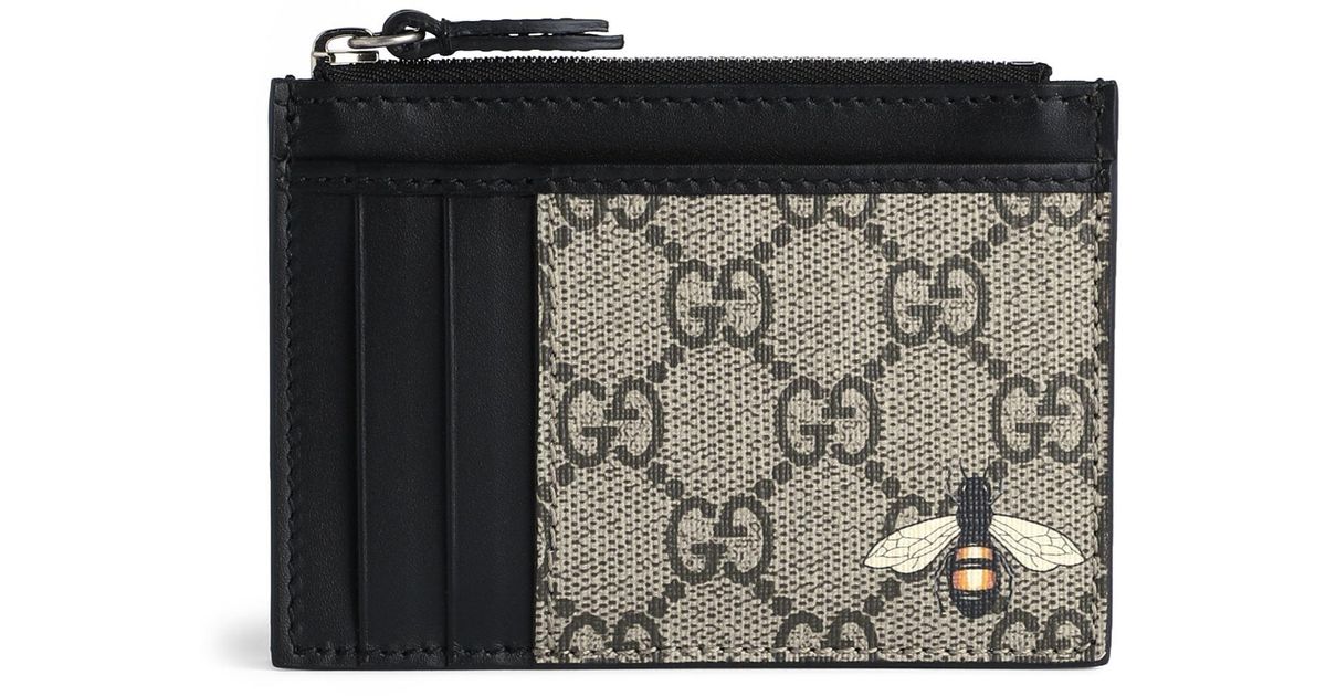 gucci bee cardholder