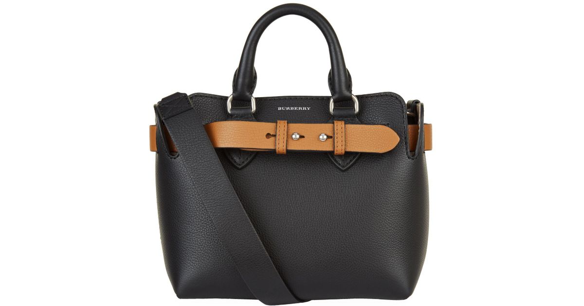 Burberry Baby Leather Belt Bag in Black | Lyst