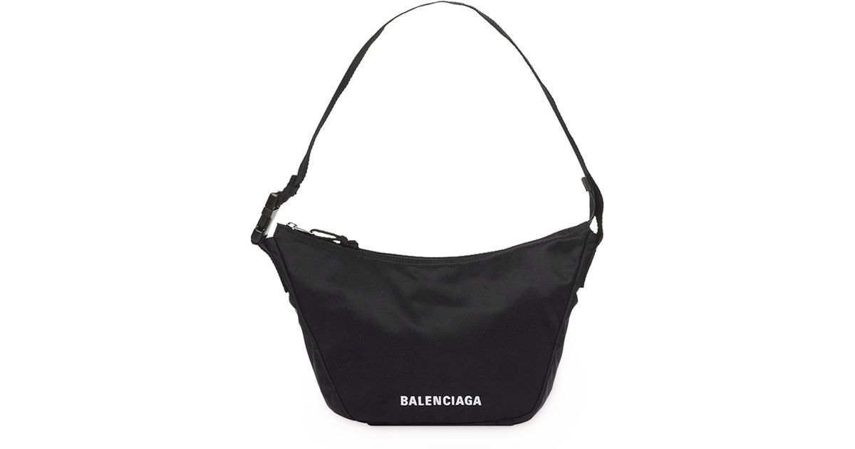 Balenciaga Black Wheel Sling Bag - NOBLEMARS