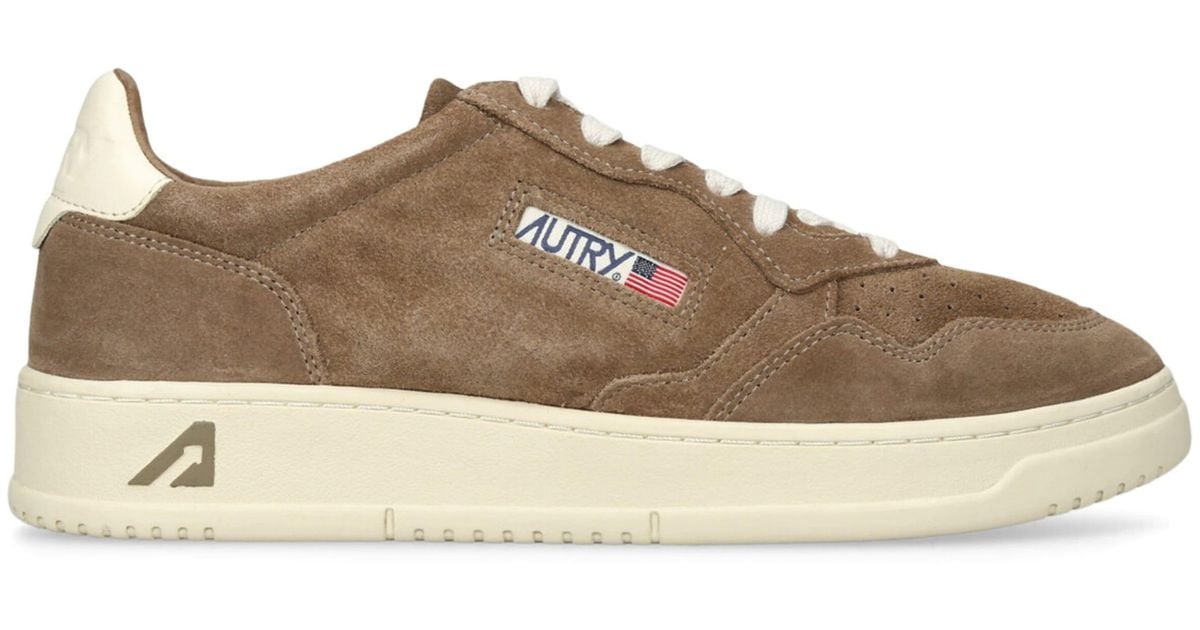 Autry Suede Medalist 2.0 Sneakers in Brown for Men | Lyst