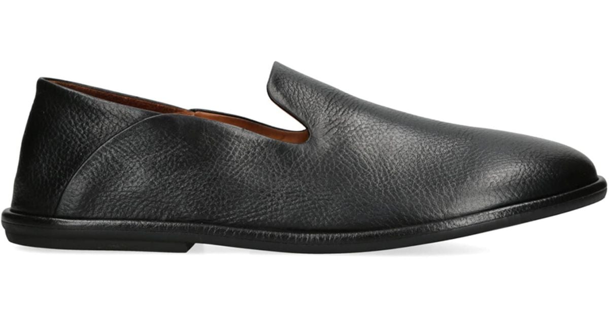 Officine Creative Leather Mienne Slippers in Black for Men