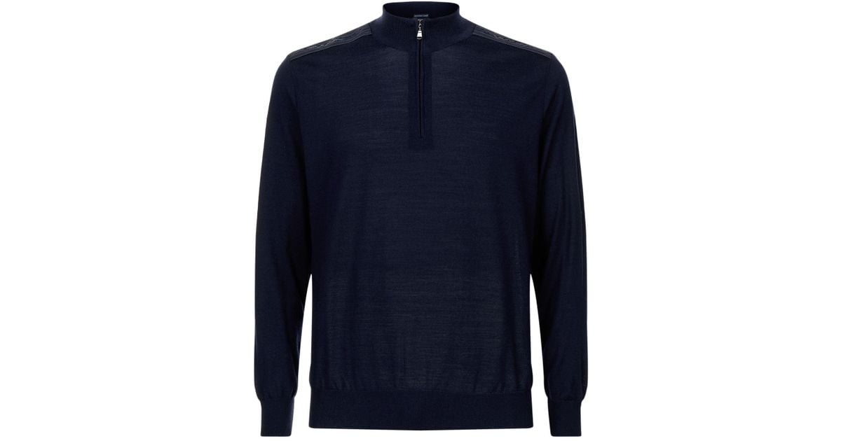 paul and shark half zip jumper