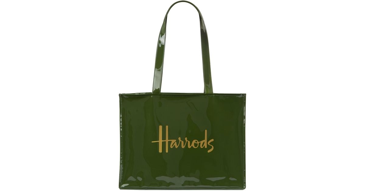 Harrods Small Logo Shopper Bag - Black - One Size