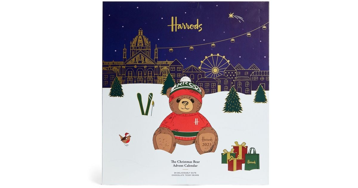 Harrods Henry The Bear Chocolate Advent Calendar (215g) in Blue | Lyst