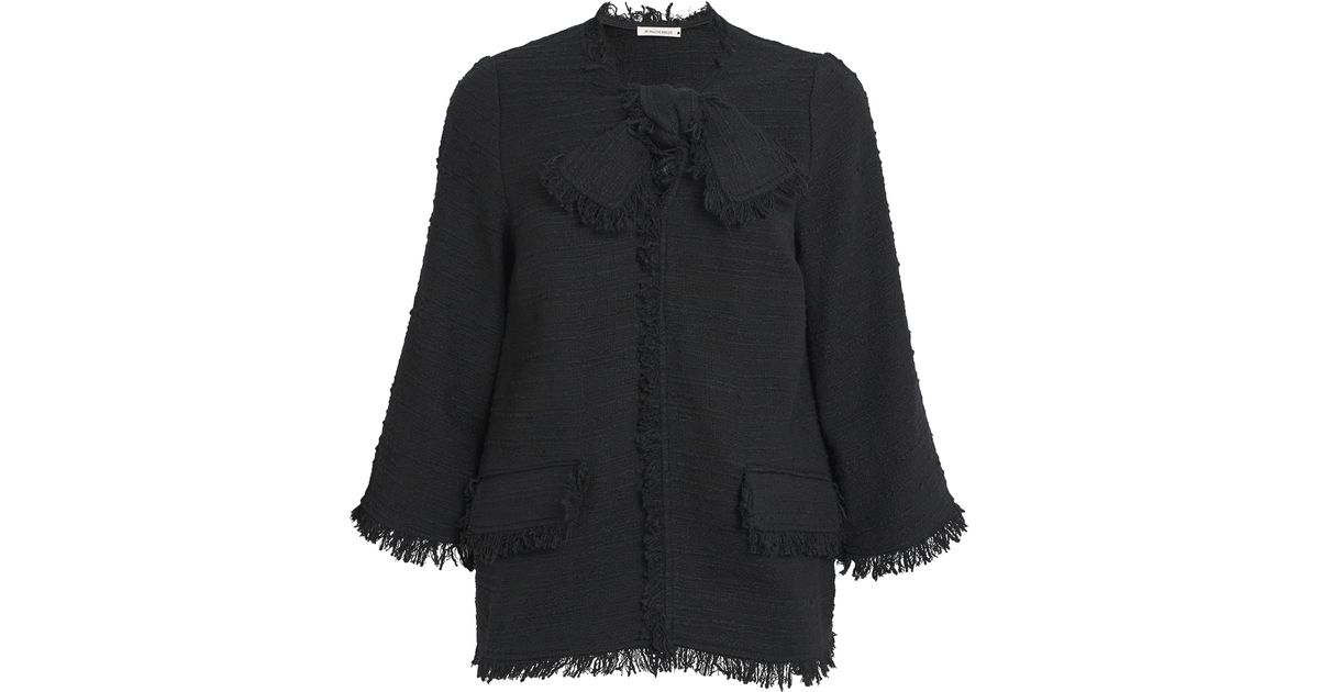 Veste Smoking Style By Malene Birger - Taille 38 - Laine Noire - Neuf Sans Étiquettes (BNWOT)
