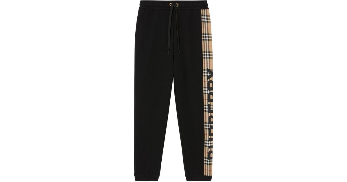 burberry sweatpants black