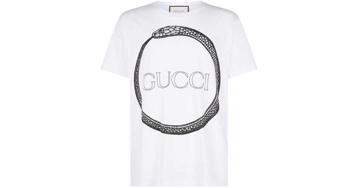 Gucci Cotton Snake Ring T-shirt in 
