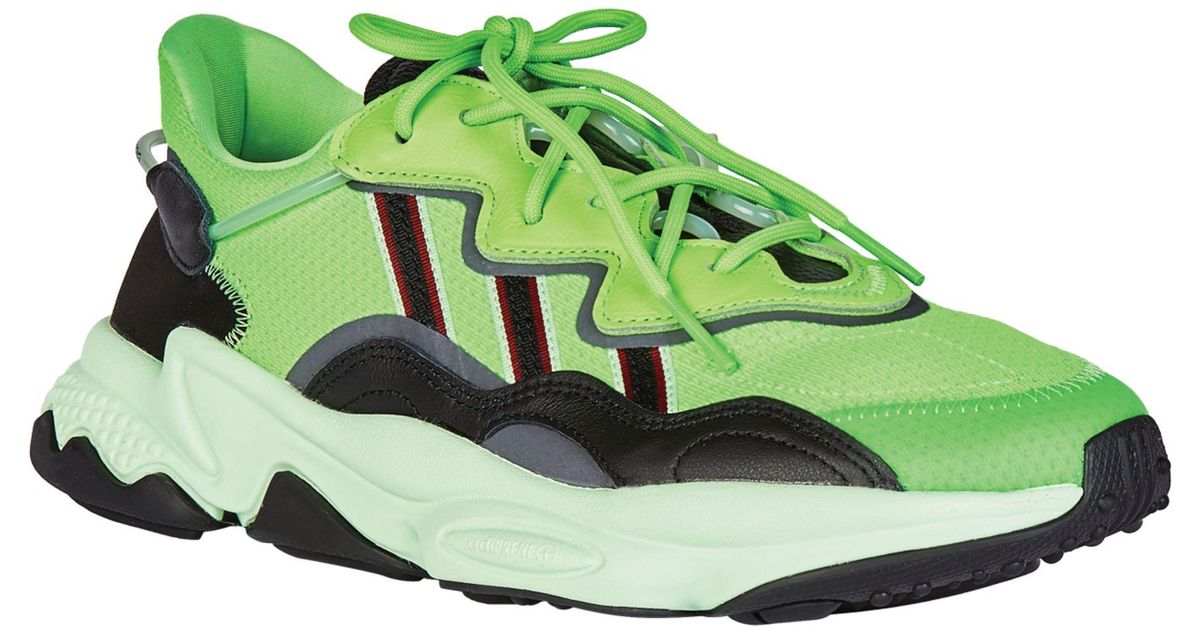 adidas Originals Ozweego Sneakers in Green for Men - Lyst