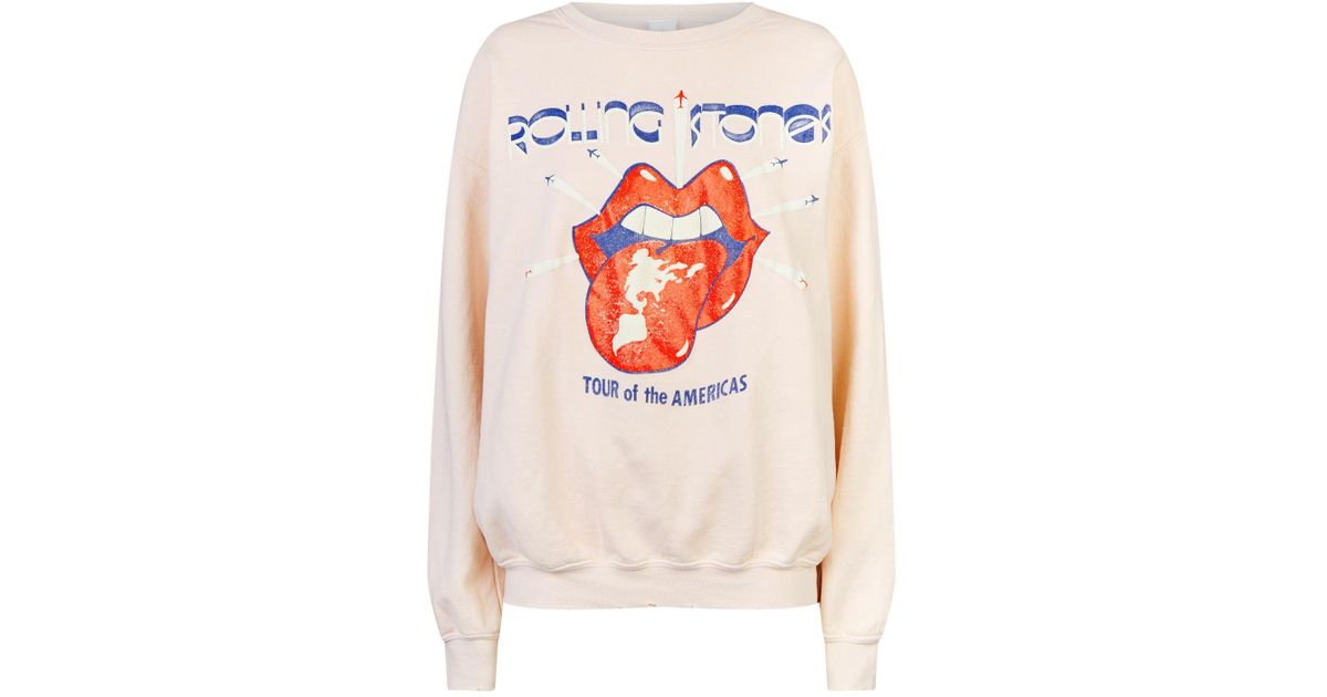 madeworn rolling stones sweatshirt