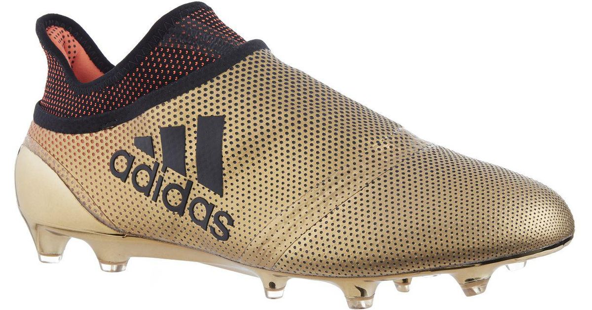 adidas Lace X 17+ Purespeed Football Boots in Gold (Metallic) for Men - Lyst