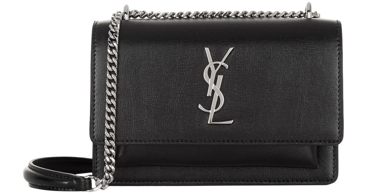 saint laurent mini sunset shoulder bag