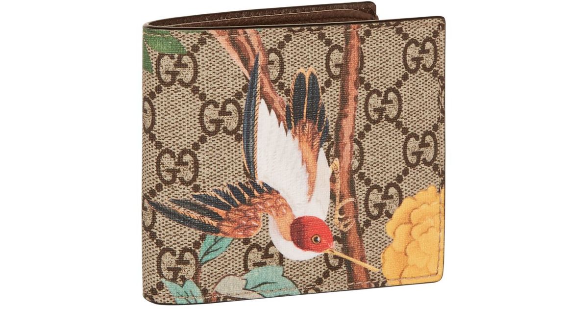 小物 GUCCI Tian Tropical Bird Bifold Wallet 小物 GUCCI Tian Tropical Bird Bifold Wallet GUCCI GG Supreme