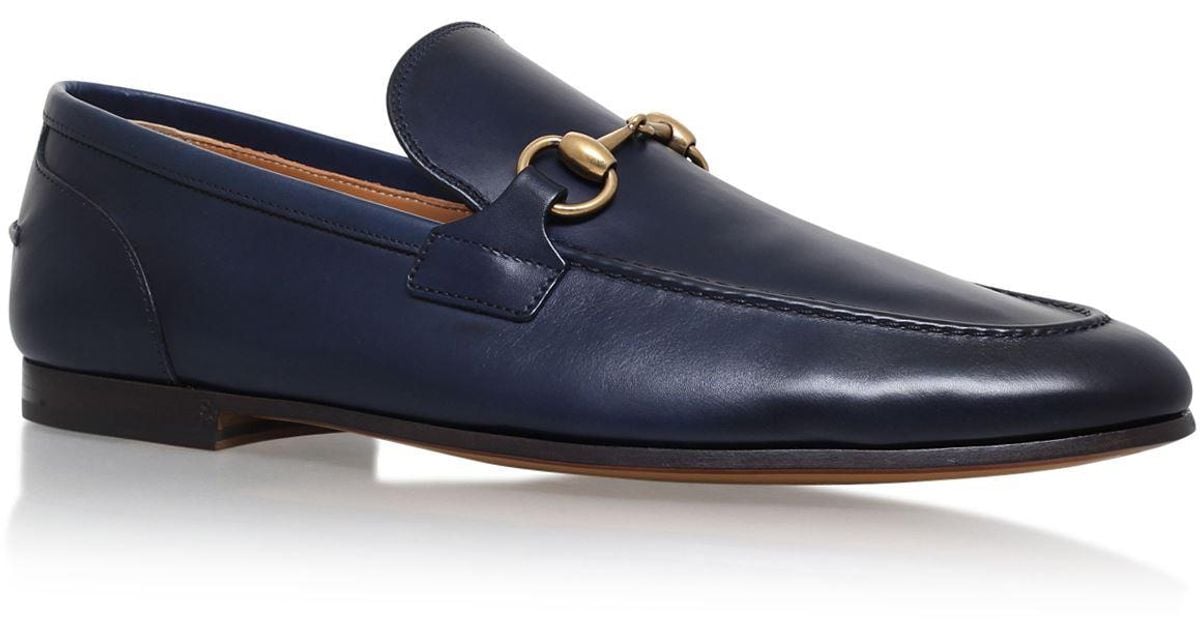 Gucci Leather Jordan Loafers in Navy (Blue) for Men Save 6 Lyst