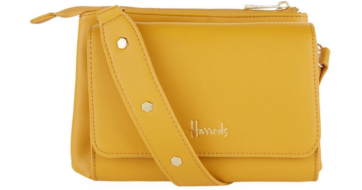 Harrods bag yellow Clearance