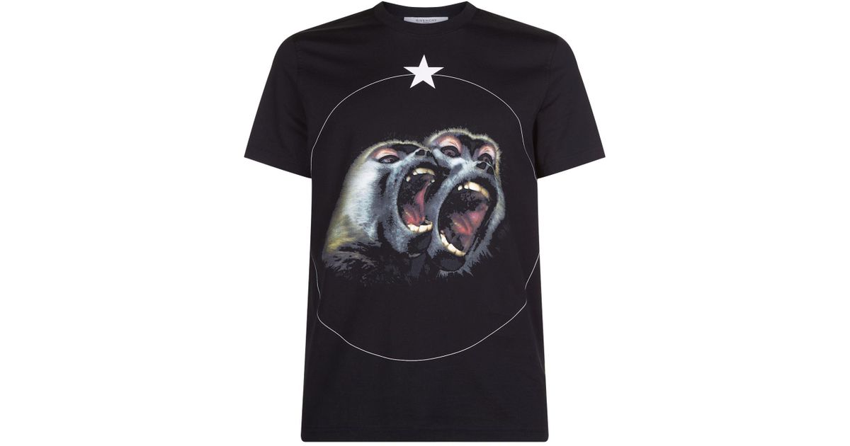givenchy screaming monkey t shirt