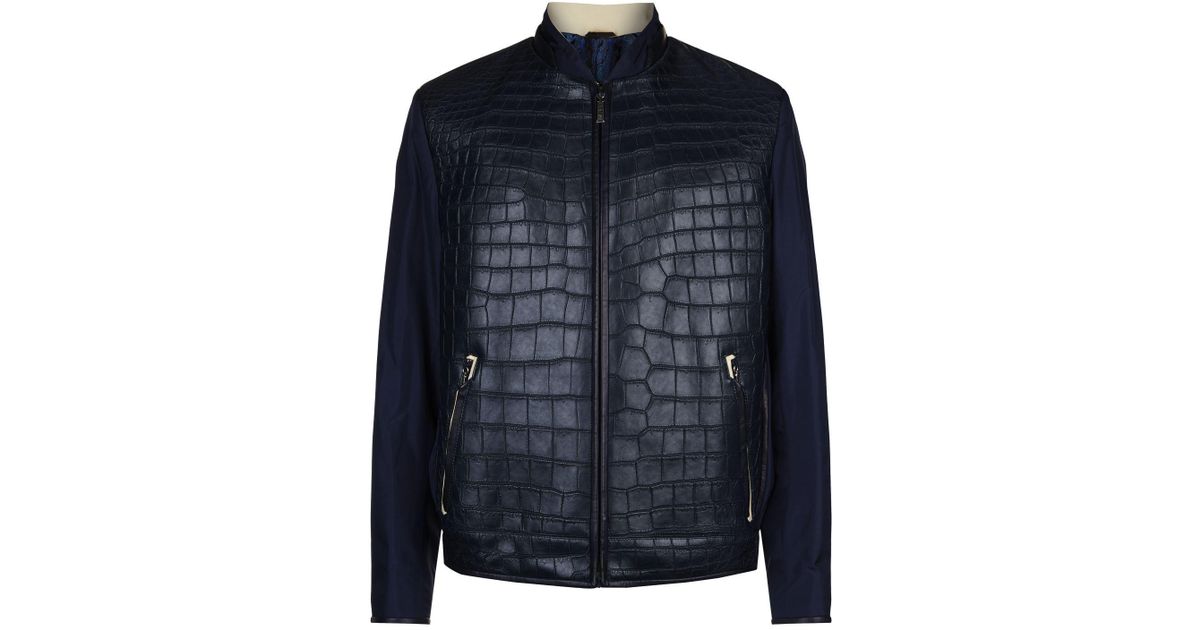 zilli jacket crocodile