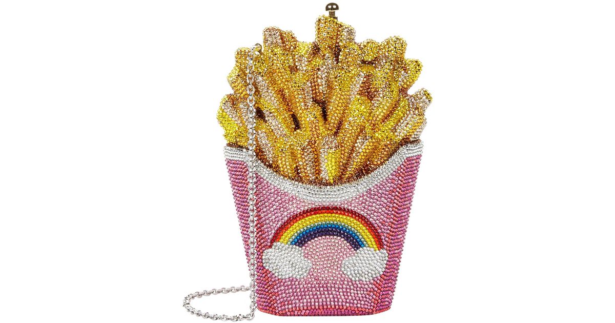 Judith Leiber Couture French Fries Rainbow Clutch Bag  Judith leiber  couture, Rainbow clutches, Judith leiber