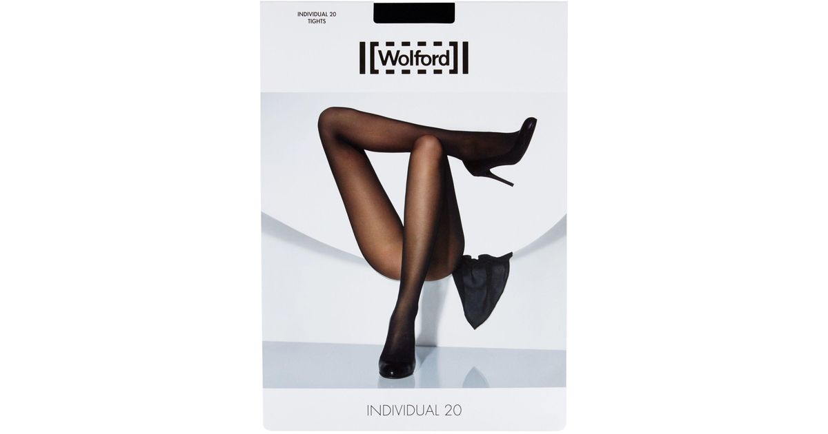 Wolford Synthetic Individual 20 Tights in White Lyst