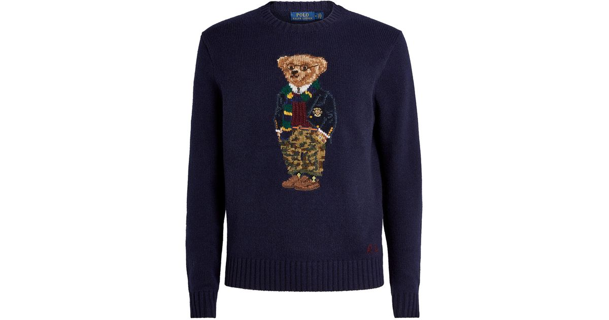 preppy bear jumper