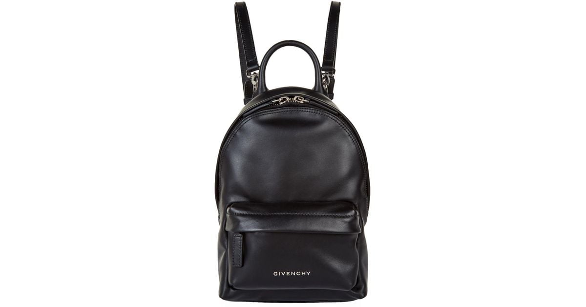 Givenchy Nano Leather Backpack in Black 