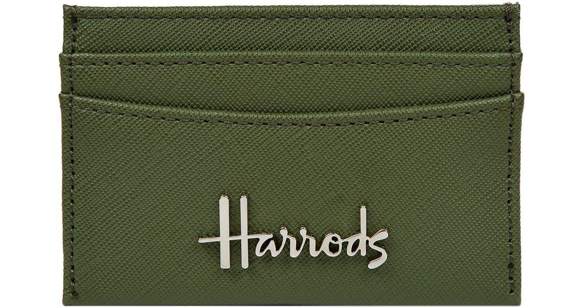 Harrods Novello Card Holder in Green | Lyst UK