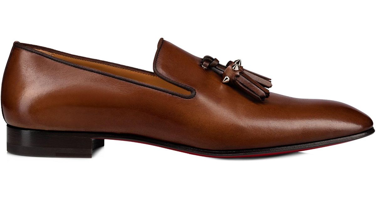 Christian Louboutin Dandelion Tassel Leather Loafers in 