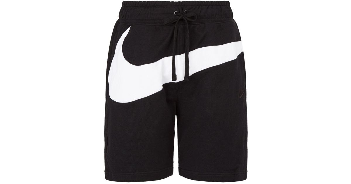 Nike Swoosh Sweat Shorts in Black for Men | Lyst