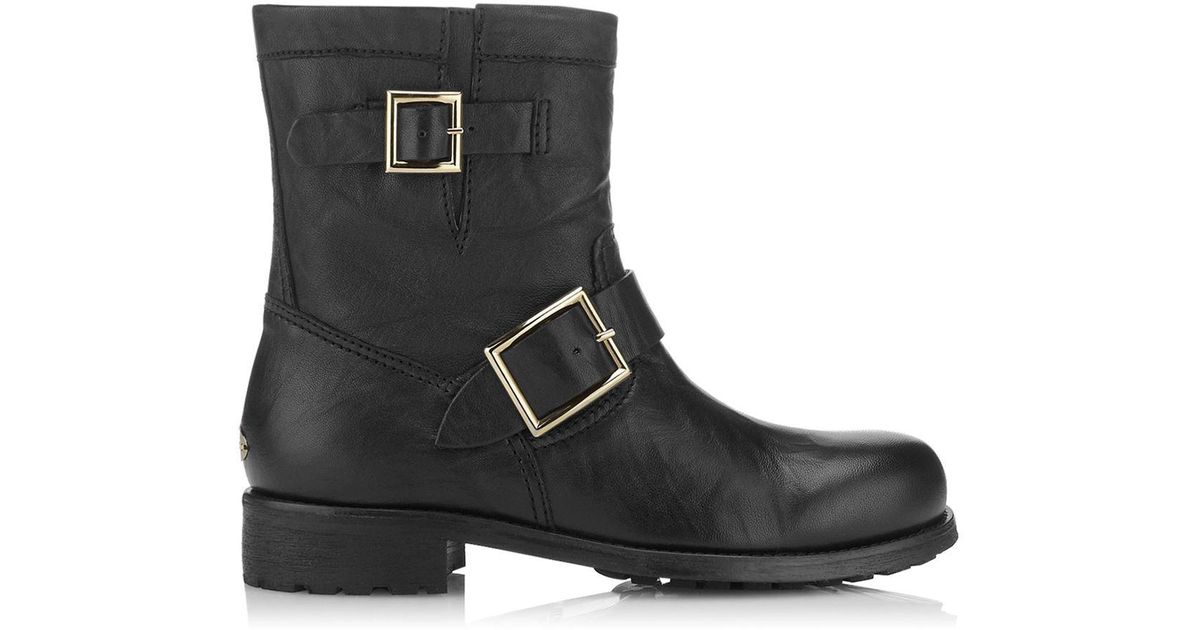 jimmy choo biker boots with fur