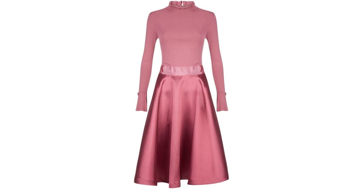 ted baker pink zadi skater dress