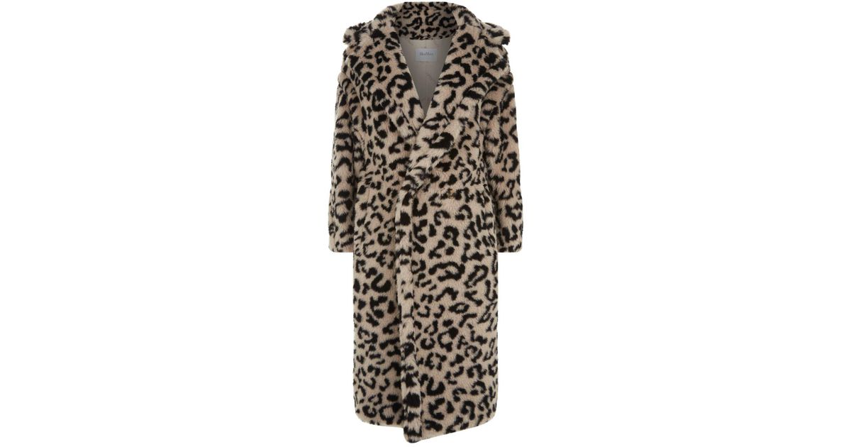 teddy bear leopard coat