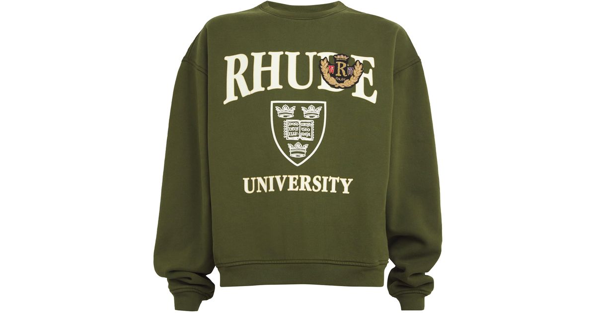 Rhude ルード / OXFORD CREWNECK SWEAT RHUDE OXFORD CREWNECK – R H U D E