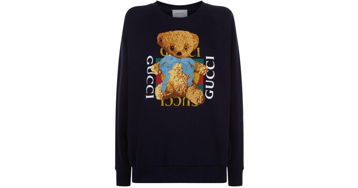 gucci teddy bear hoodie