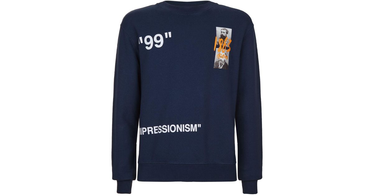 off white impressionism jumper