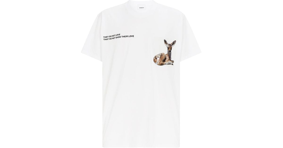 burberry deer t shirt
