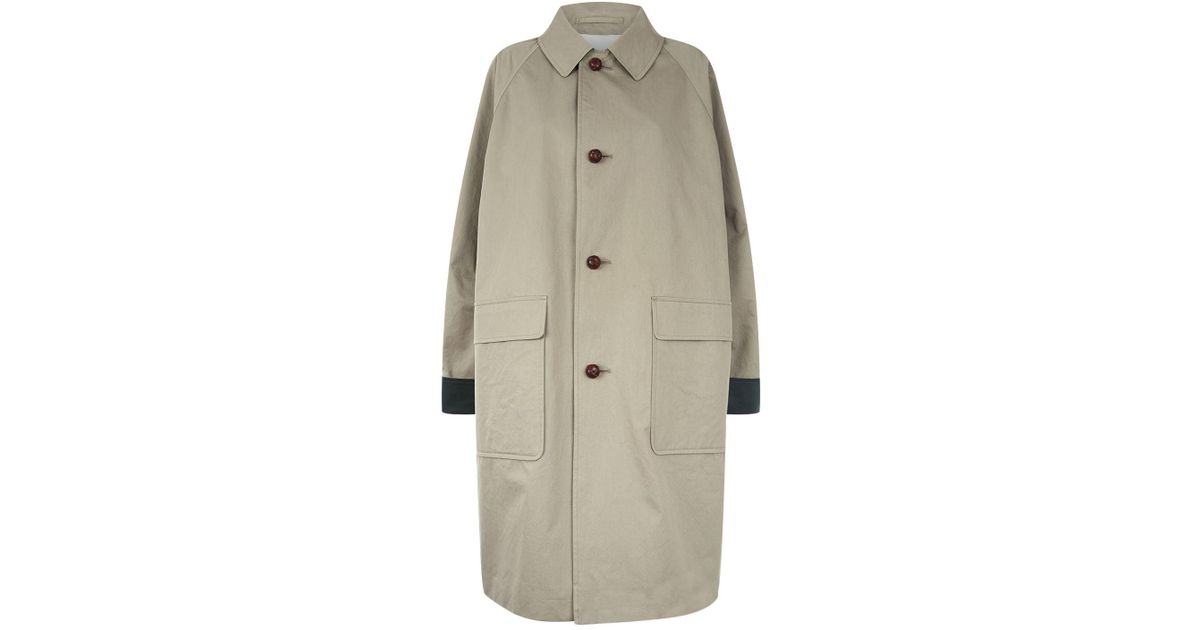 burberry cotton gabardine car coat
