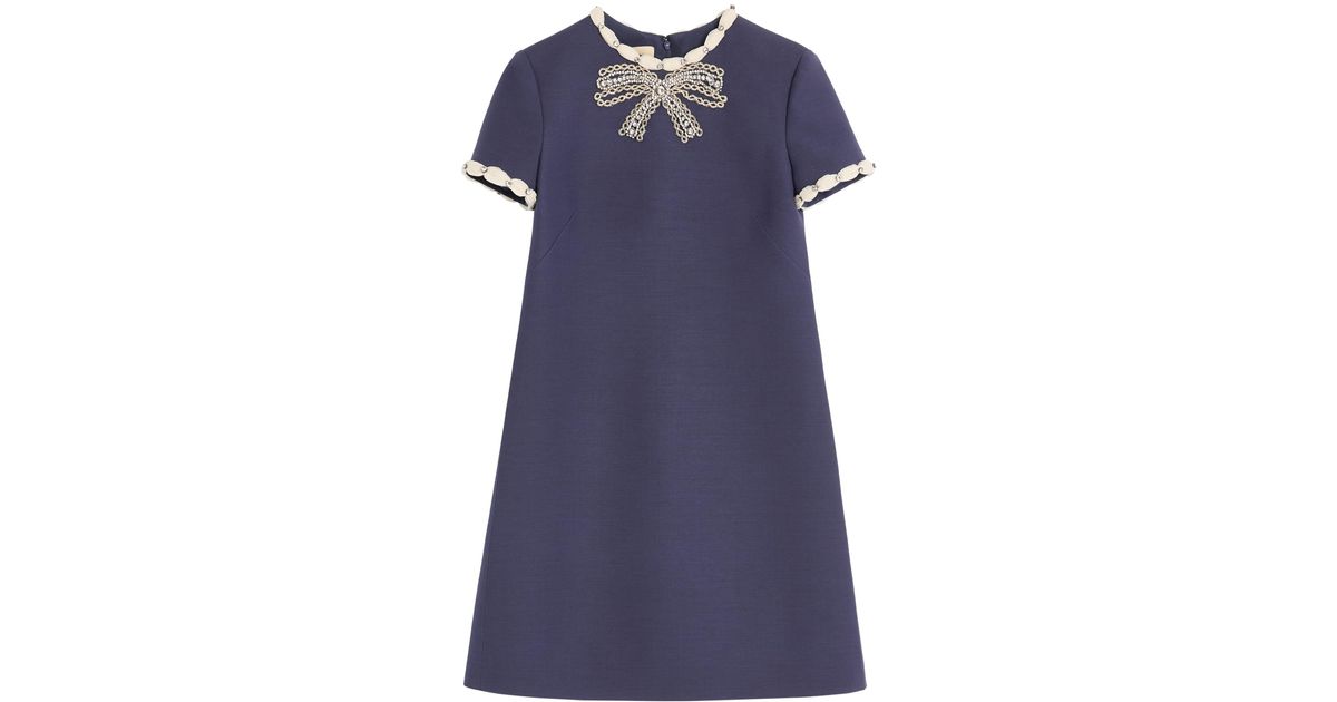 Valentino Blue Cotton Casual Dress