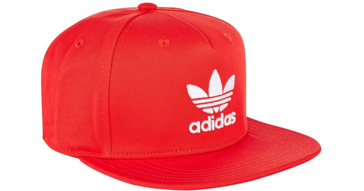 adidas Originals Trucker Cap in Red for Men | Lyst