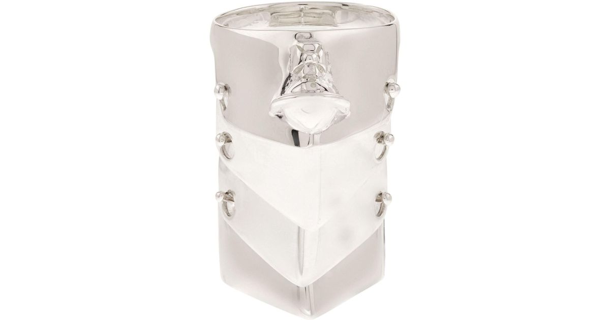 Vivienne Westwood Armour Ring in Metallic