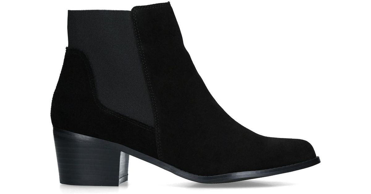 Kurt geiger black suede ankle boots Clearance