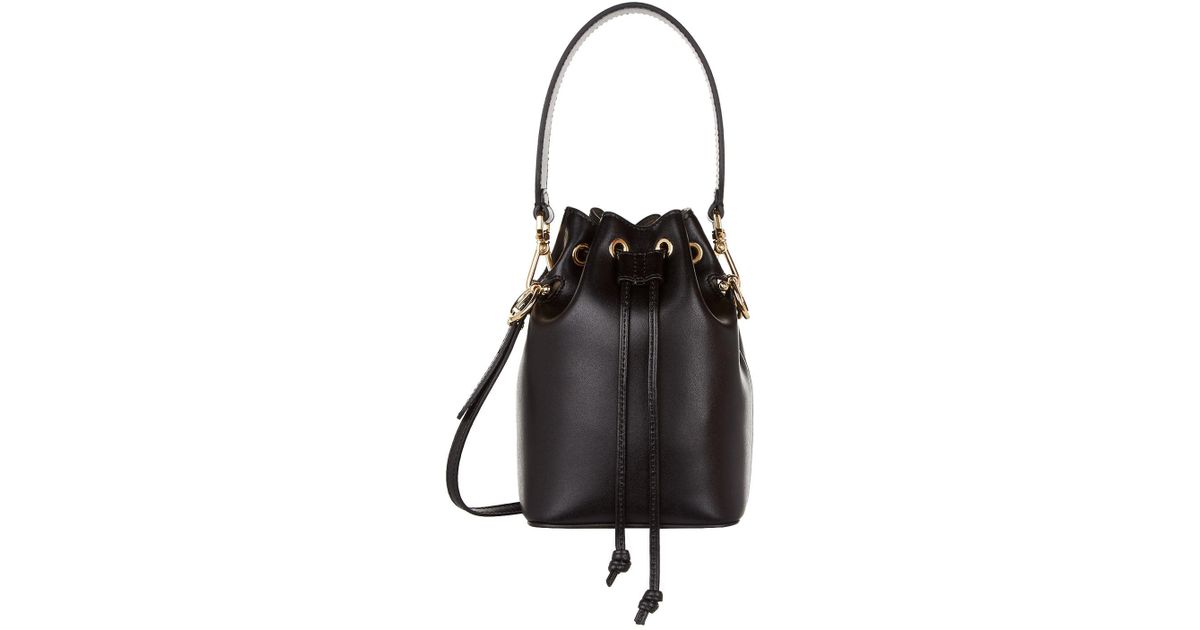 fendi black bucket bag