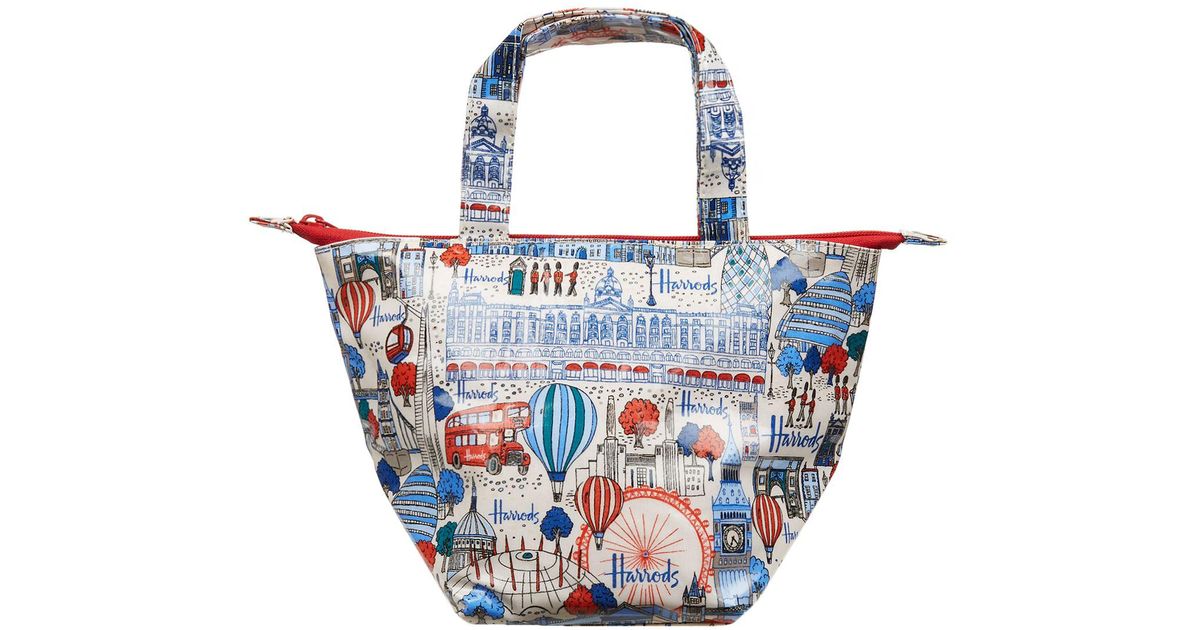 Harrods Pretty City Insulated Lunch Tote in Blue Lyst UK