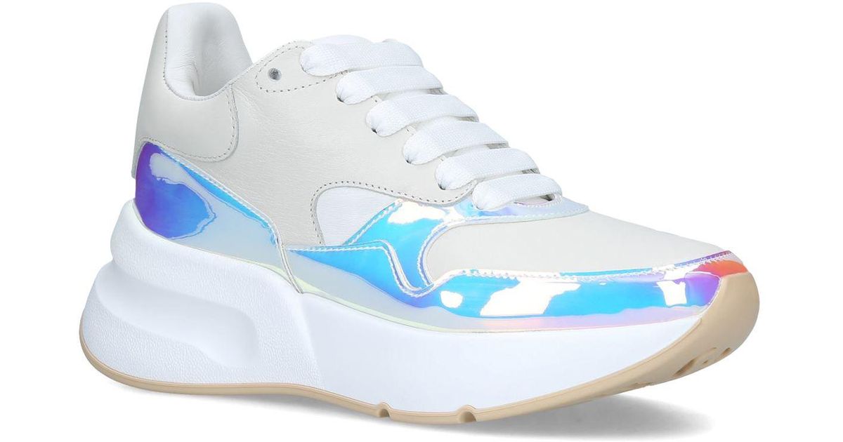 chunky holographic trainers