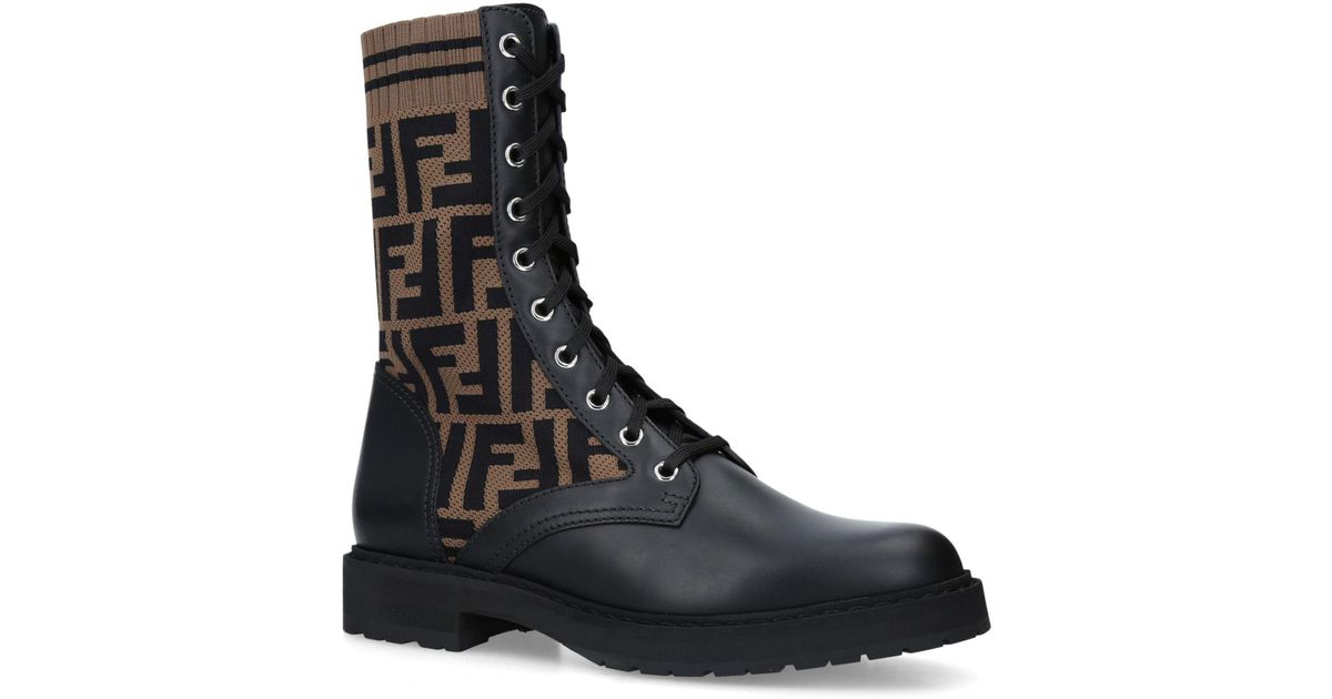 fendi moto boot