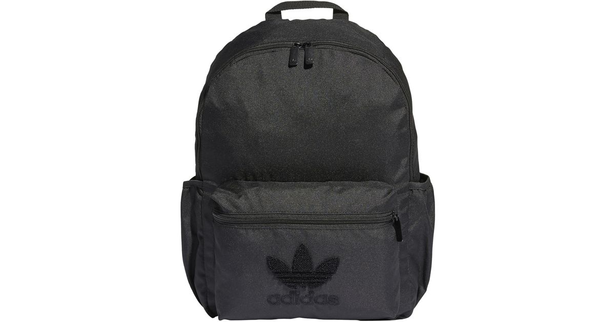 adidas originals trefoil logo black backpack