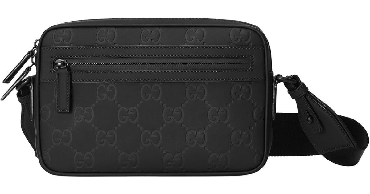 Gucci print best sale crossbody bag