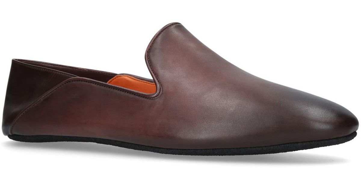 santoni slippers